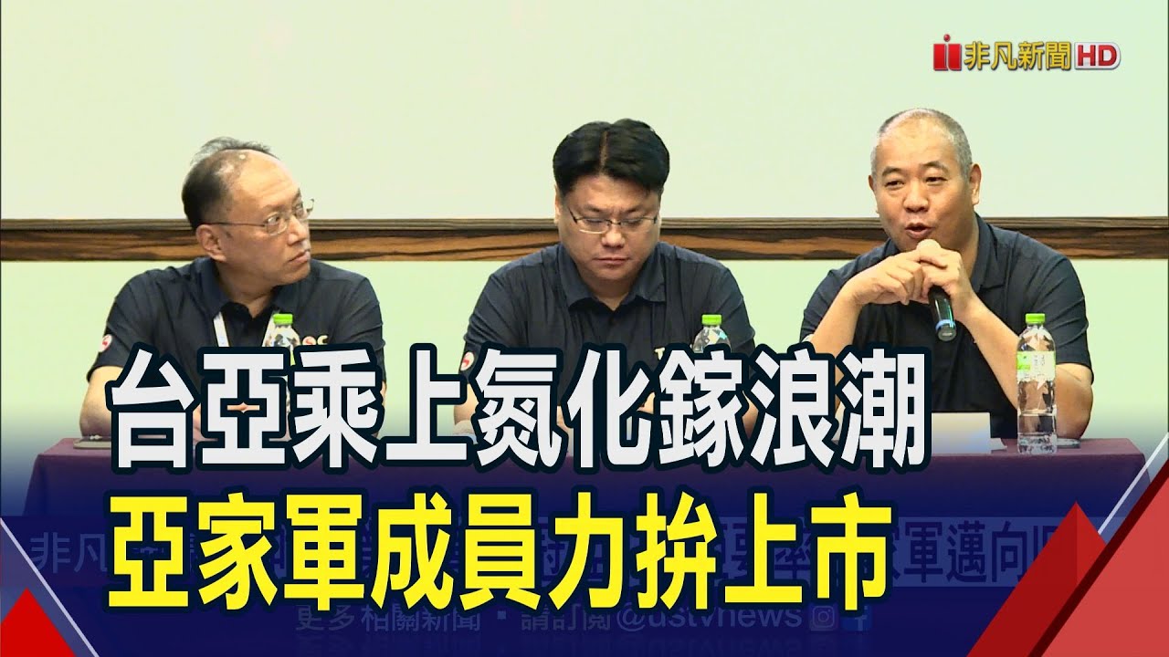 台亞新董總就位!第3代半導體出貨挹注H2營收  AI重塑半導體界! 環球晶透露客戶簽長約搶料｜非凡財經新聞｜20240528