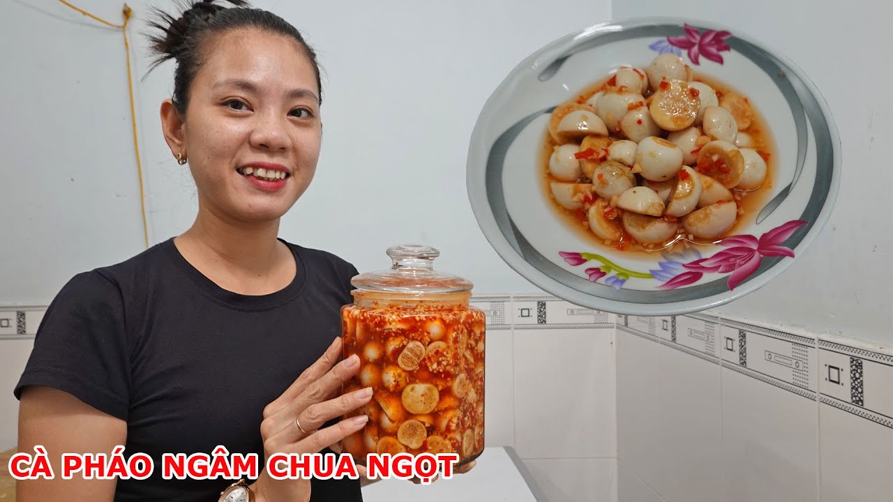 Làm cà pháo ngâm chua ngọt món ăn kèm cực ngon trong dịp tết