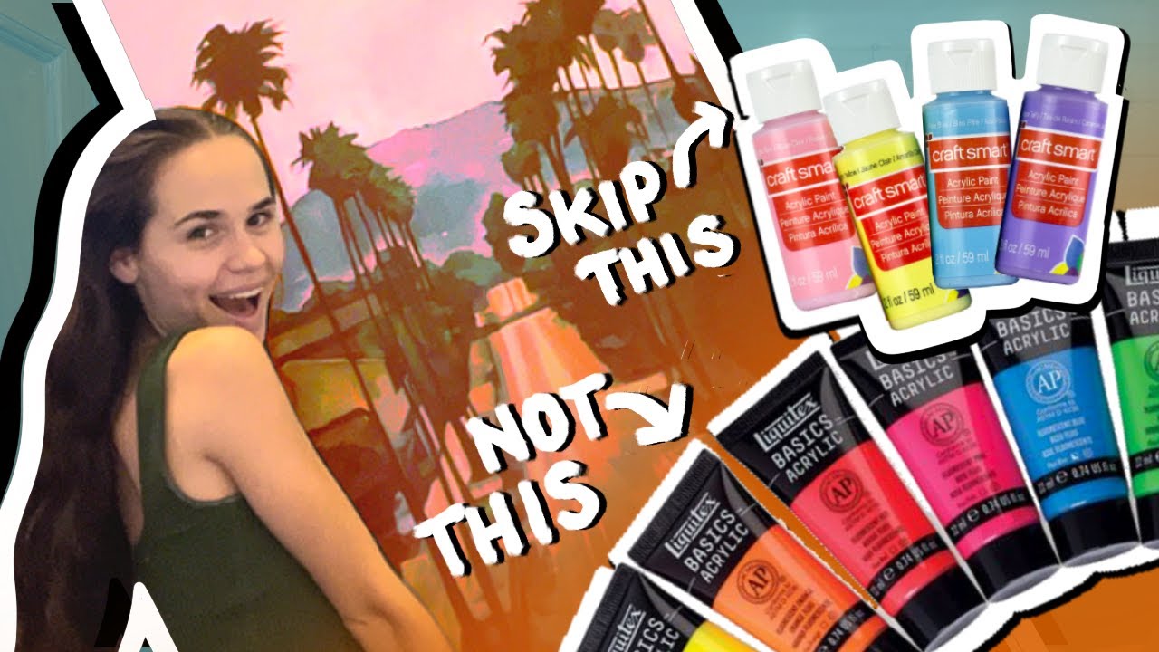 What to *actually* buy to acrylic paint