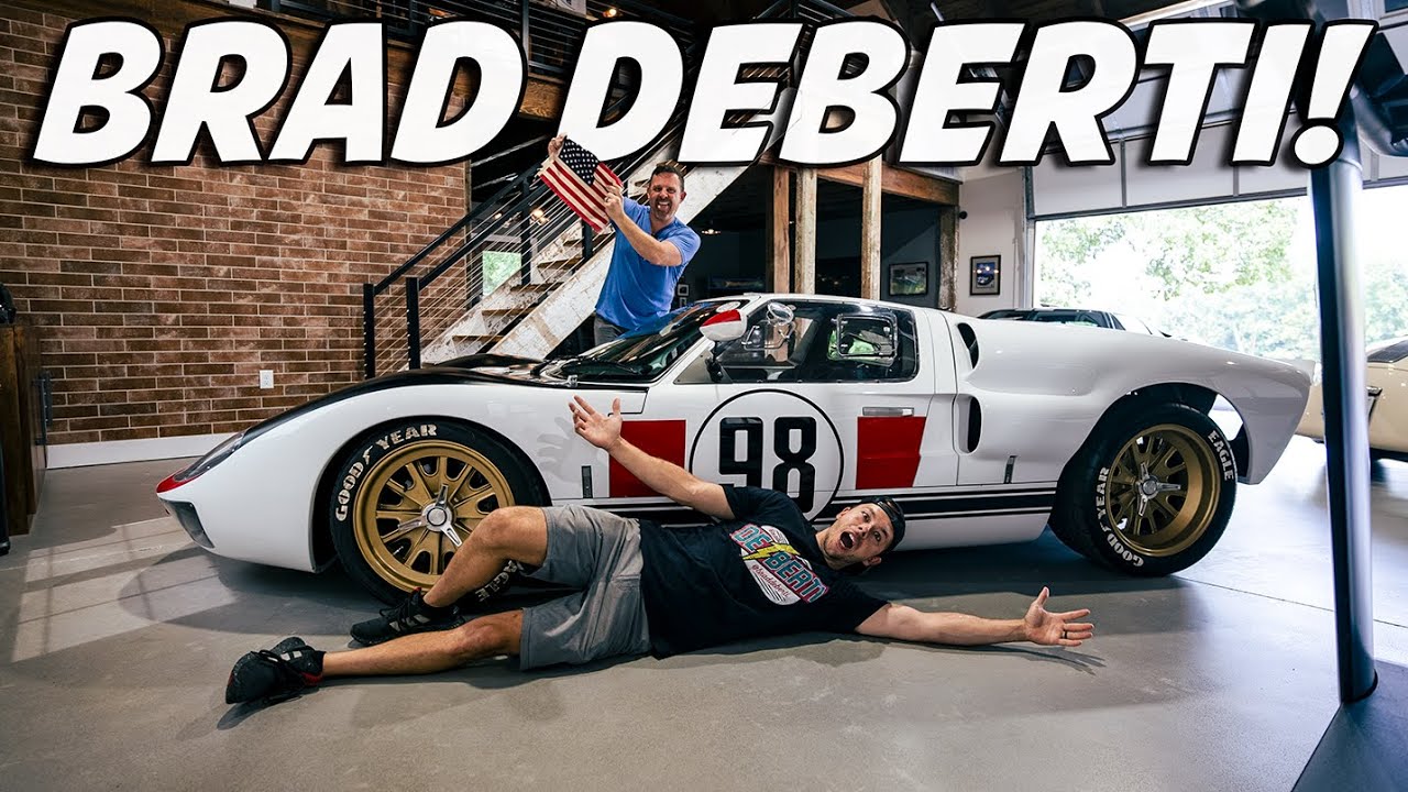 Surprising BRAD DEBERTI With THE Ken Miles Superformance GT40