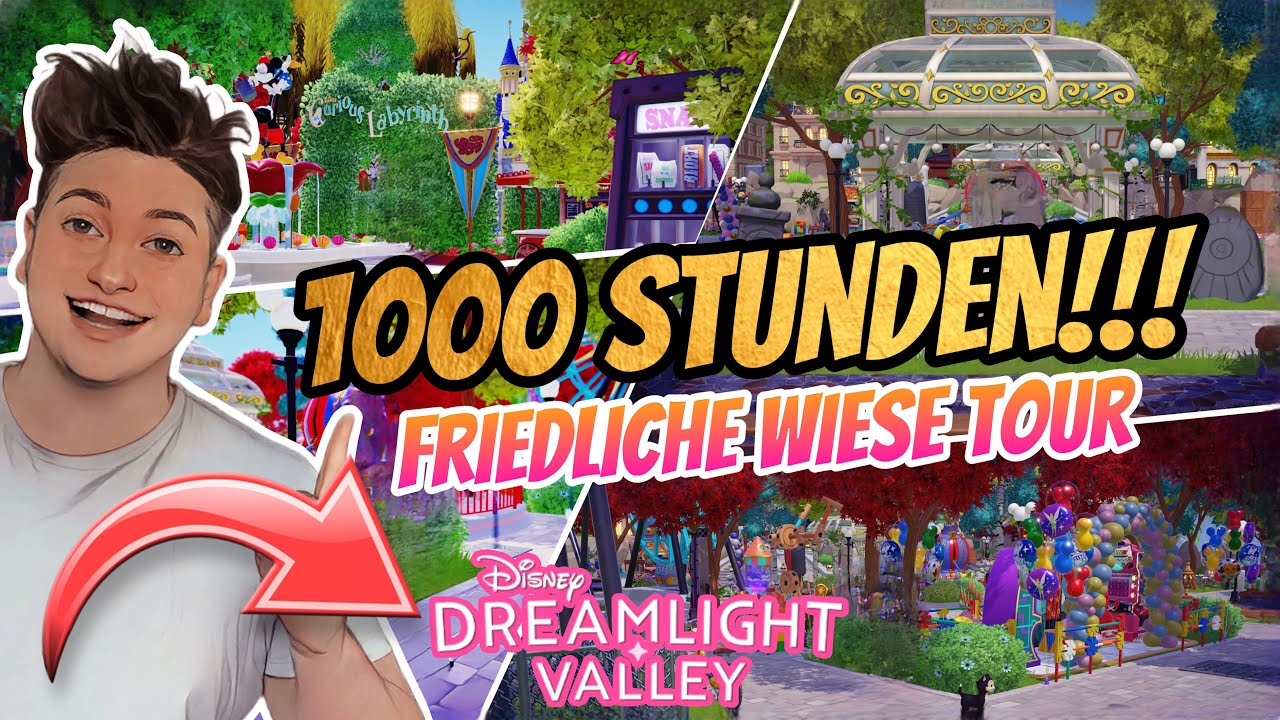1000 STUNDEN FRIEDLICHE WIESE TOUR!!! 😍 | Alles ERKLÄRT | Disney Dreamlight Valley