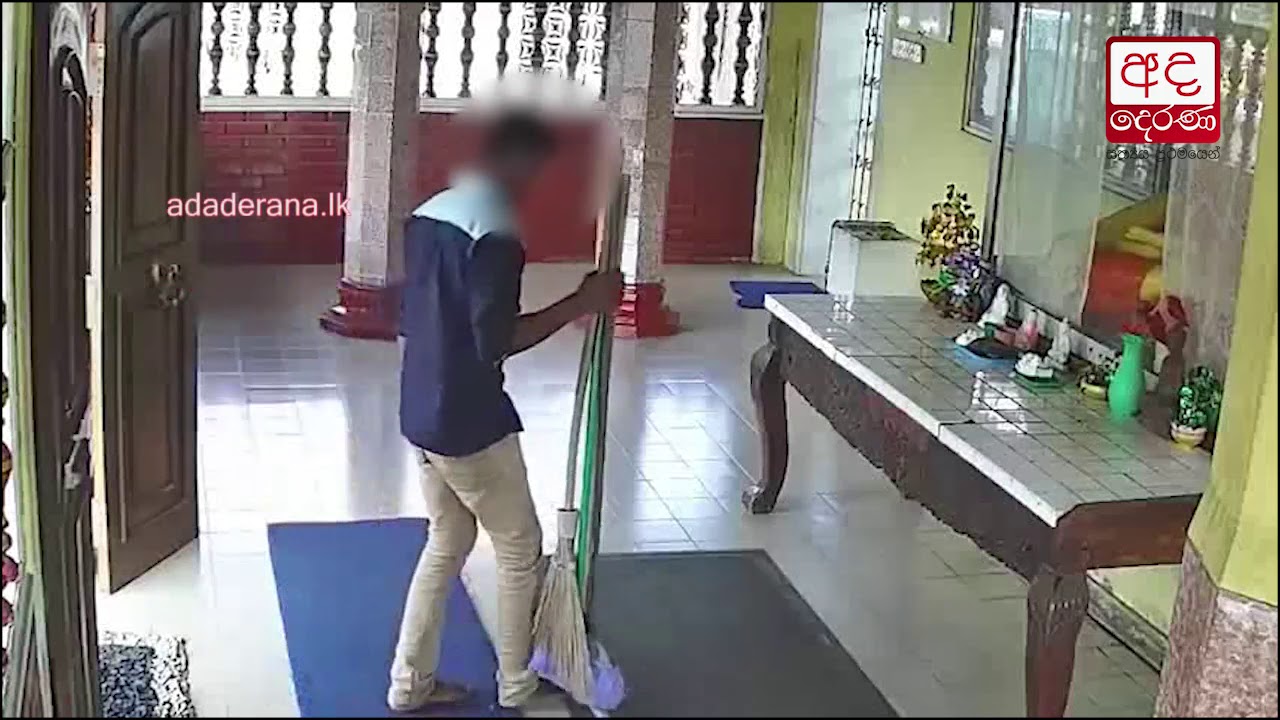 Person stealing from temple donation box caught on CCTV