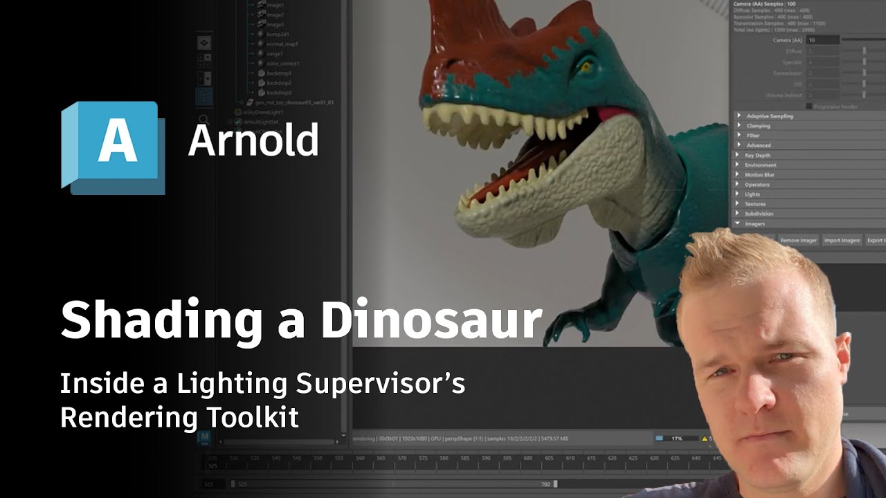 Inside a Lighting Supervisor’s Rendering Toolkit: Shading a Dinosaur
