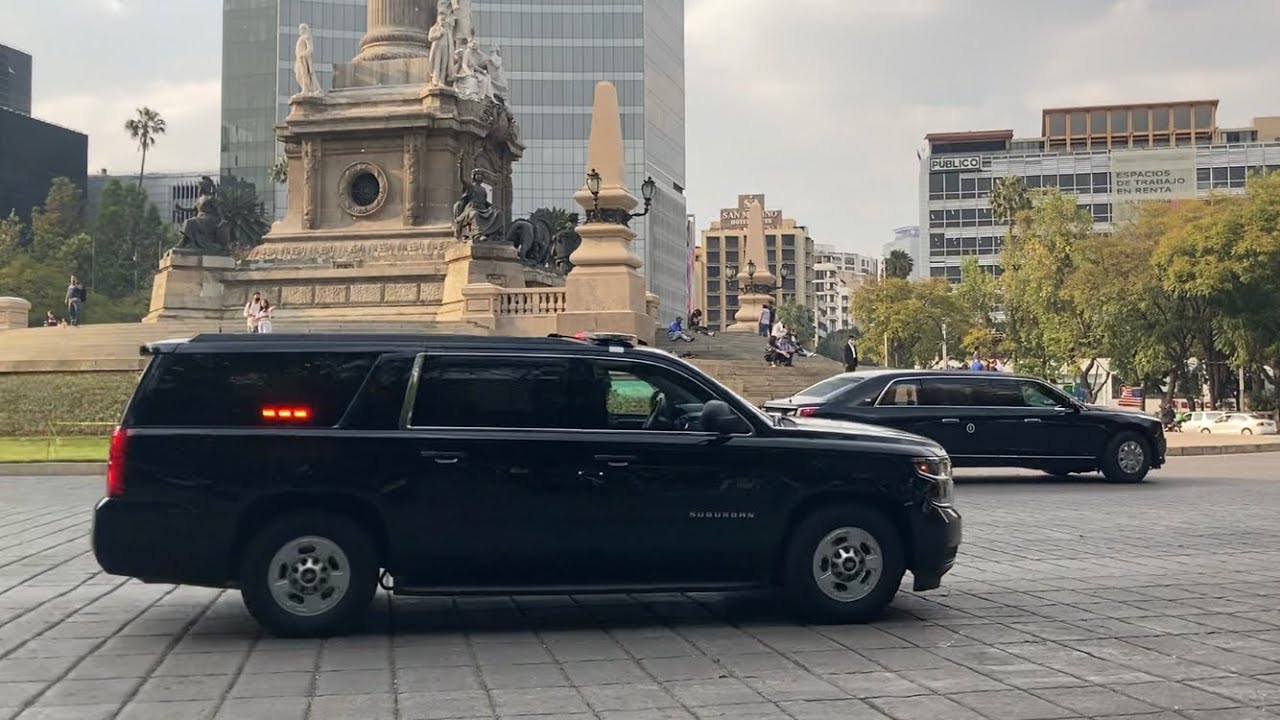 Convoy Presidencial de Joe Biden, Presidente de los Estados Unidos en México