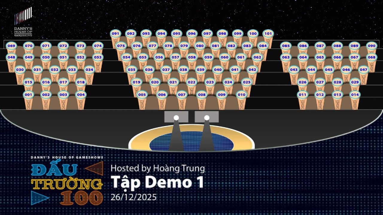 [Vui lòng đọc mô tả] Đấu Trường 100 - Hosted by Hoàng Trung | Tập Demo 1 (26/12/2025)