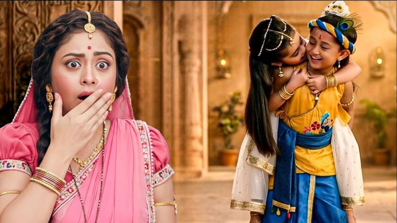 राधा और कान्हा को प्यार करते देख मैया रह गयी हैरान! || Yashomati Maiyaa Ke Nandlala ||
