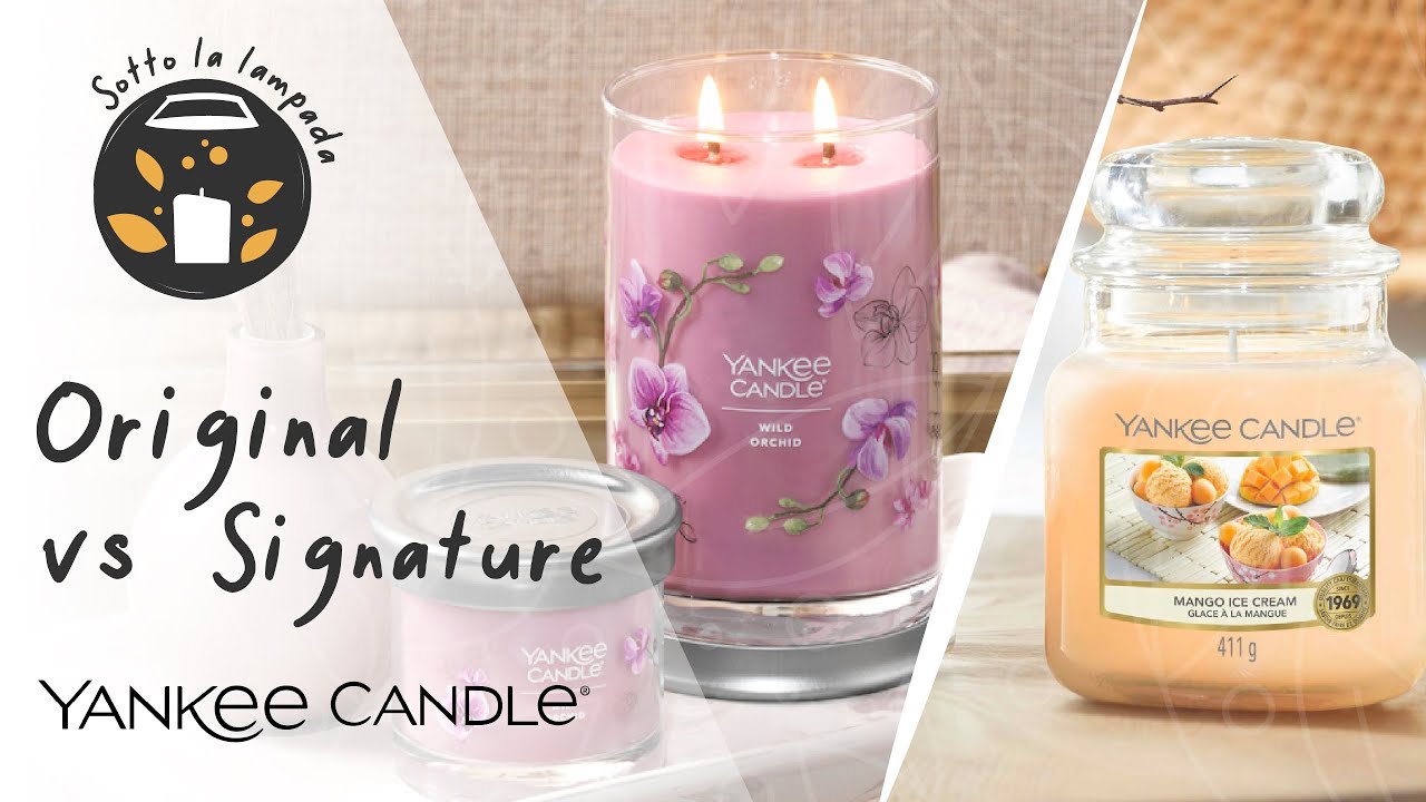Candele profumate Yankee Candle - Formato ORIGINAL vs SIGNATURE!