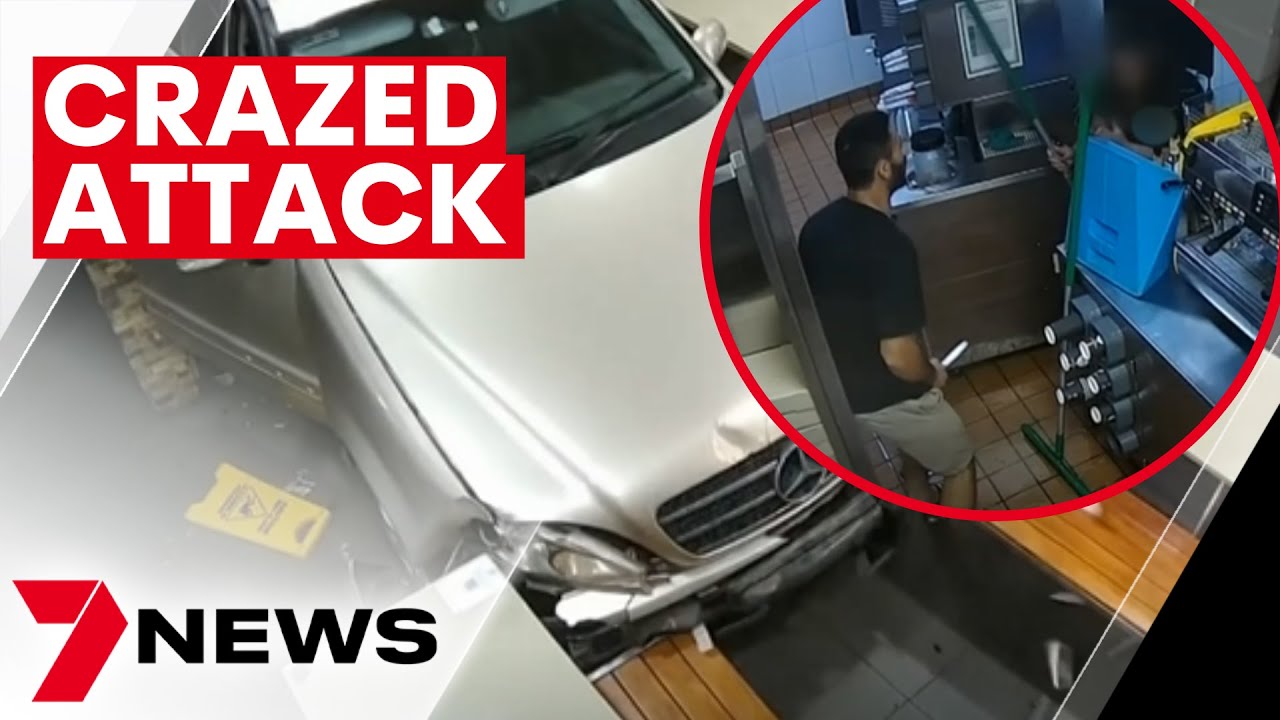 Abbas Al Khafaji tried to run his partner over at a McDonald's in Narellan | 7NEWS