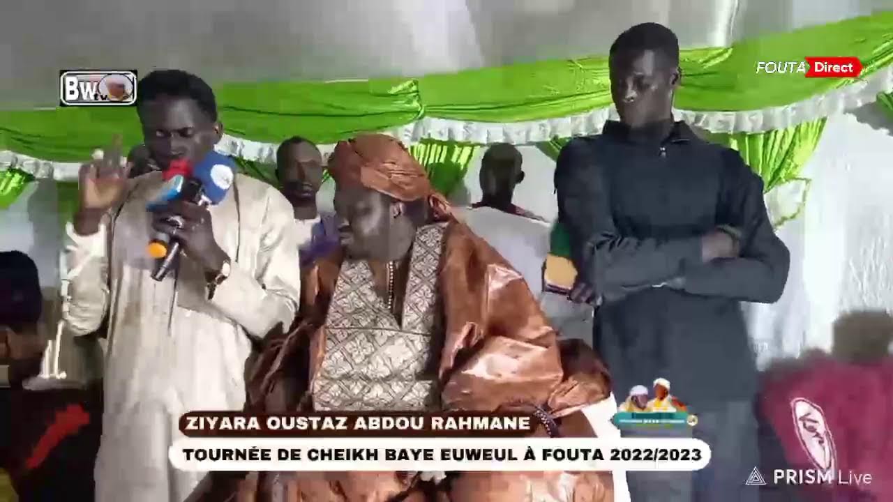 Tournée Fouta Ziyara Oustaz Abdou Rahmane avec Cheikh Baye Euweul