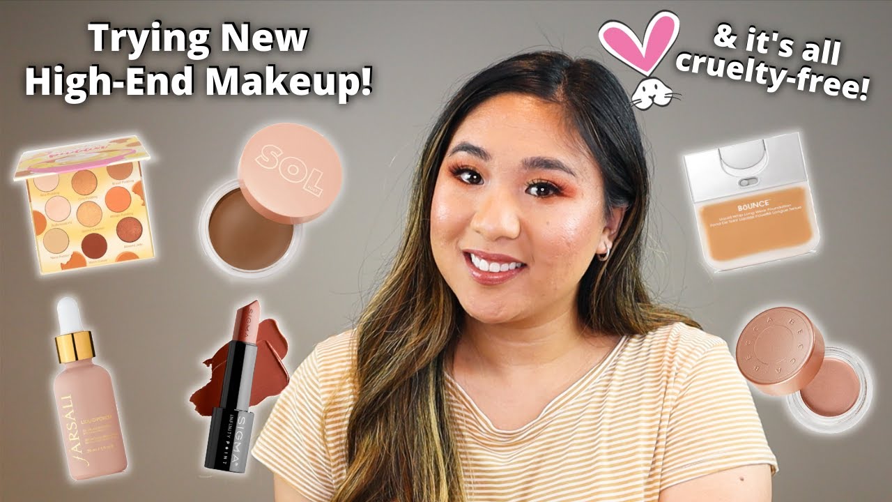 Trying New Cruelty Free High-End Makeup | Beauty Blender, Sigma Beauty, Beauty Bakerie & More!