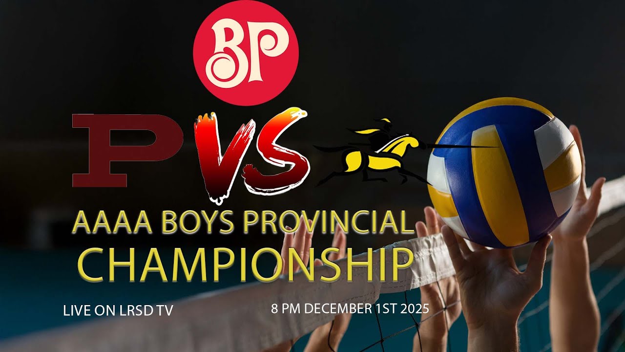 12/1/25 - Boston Pizza Provincial AAAA Volleyball Boys Finals Game 2