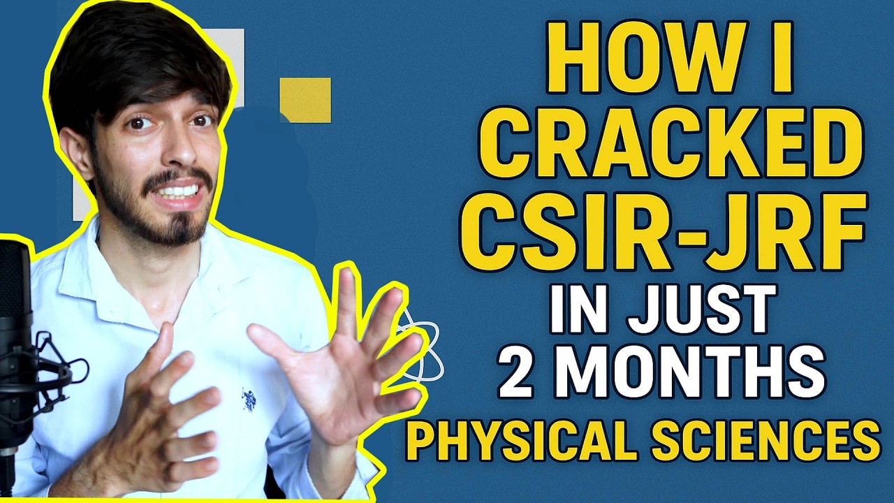Как я сдал экзамен CSIR NET за 2 месяца подготовки.