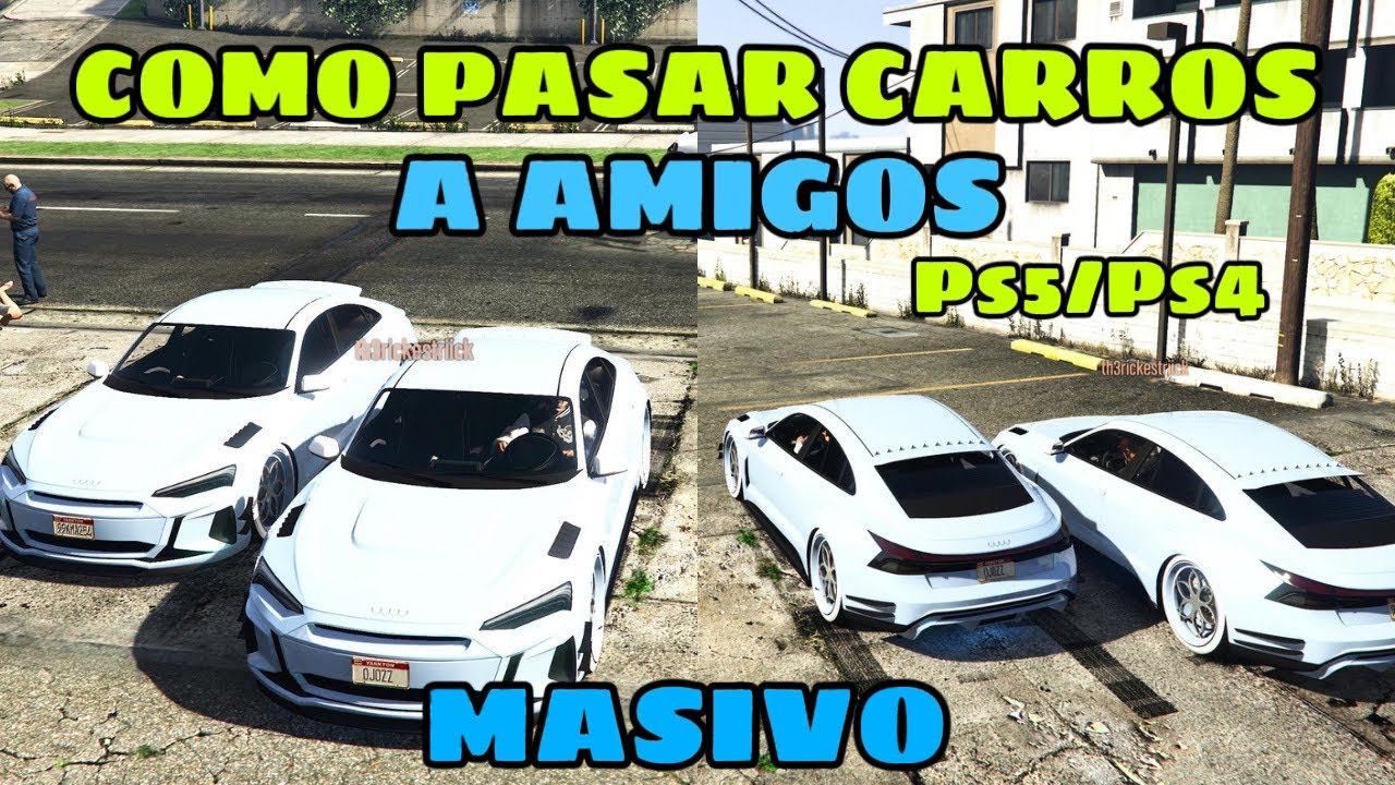COMO pasar CARROS a AMIGOS || MASIVO || Ps5/Ps4 || Nuevo Método 