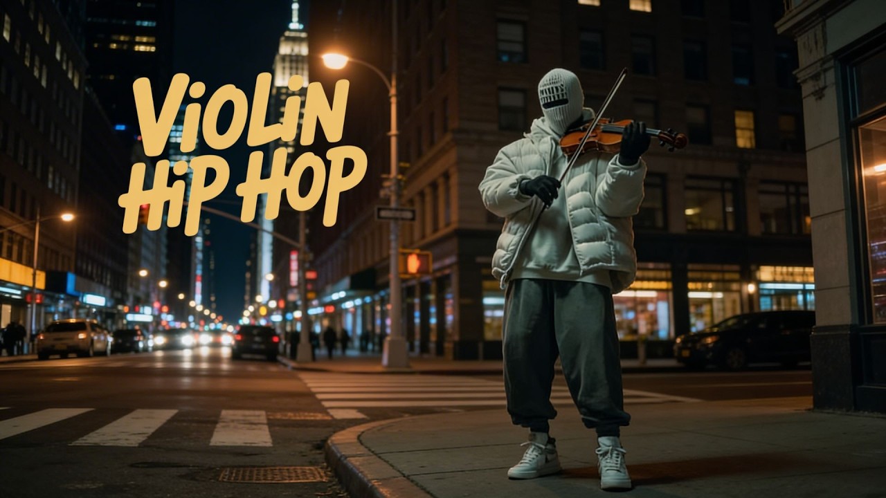 Violin Hip Hop at Night 🎻 | Calm & Melancholic Beats