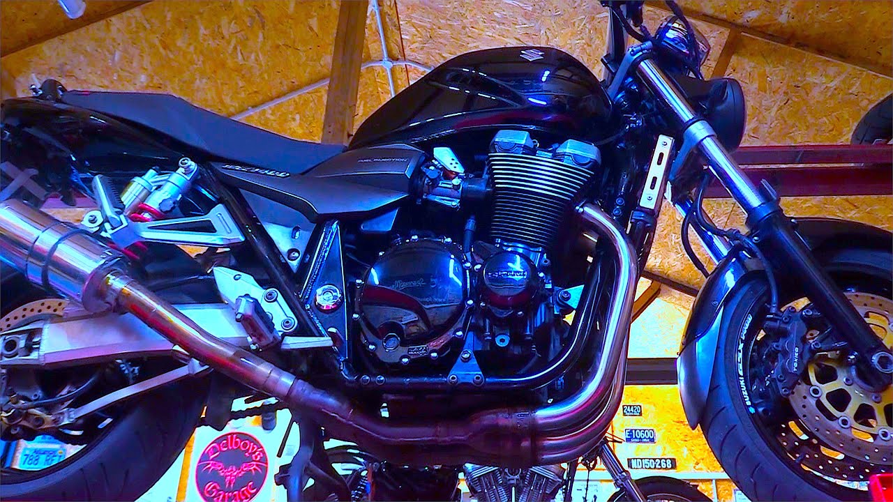 Suzuki GSX 1400, Freshly Restored Engine Casings fitted and Finished !!