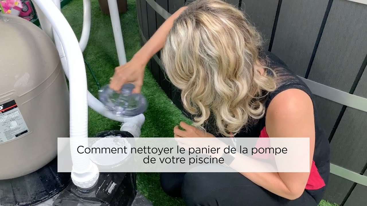 Comment nettoyer le panier de la pompe de votre piscine