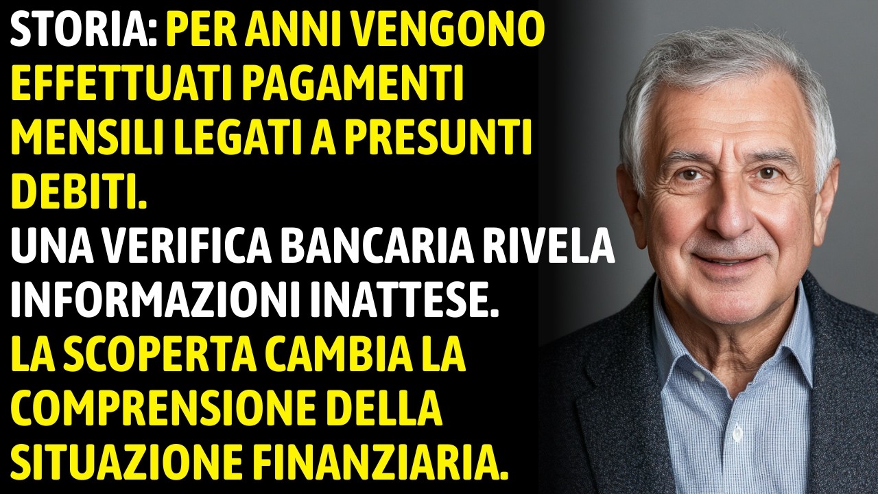 Mia Moglie Morì 10 Anni Fa. Ogni Mese Versavo 500€ Per I Suoi Debiti. Poi Un Giorno...