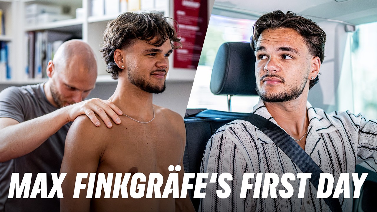 Max Finkgräfe's first day at RB Leipzig! | Behind the Scenes