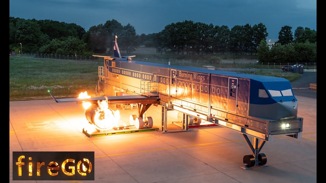 ARFF Brandsimulationsanlage FireGo - SWR Aktuell vom 29.3.2022