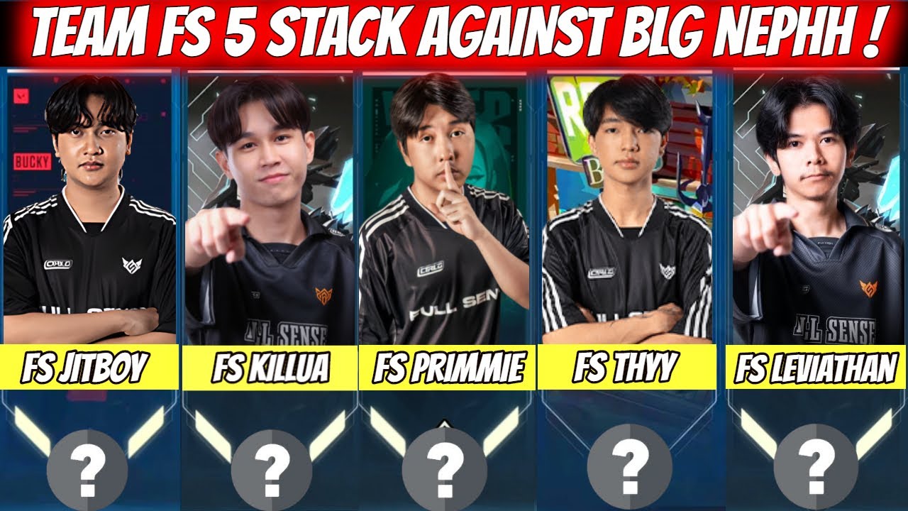 When New FS Primmie Jitboy Killua Thyy & Levathan Tries 5 Stack in Ranked Against BLG Nephh & More