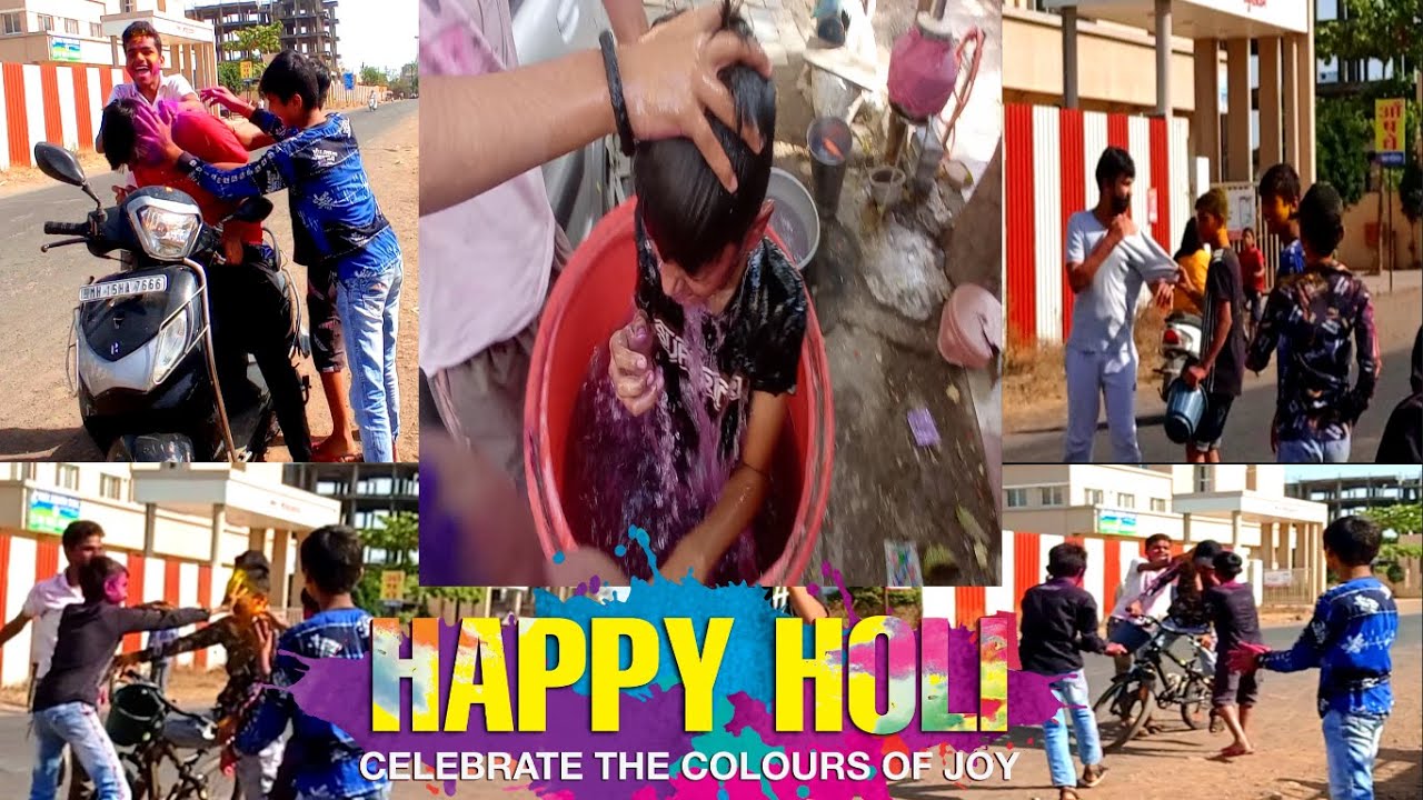 Holi Attack On Public || Cute Reactions || In Nashik By Bhushan's Creation || Holi Special Pranks ❤️