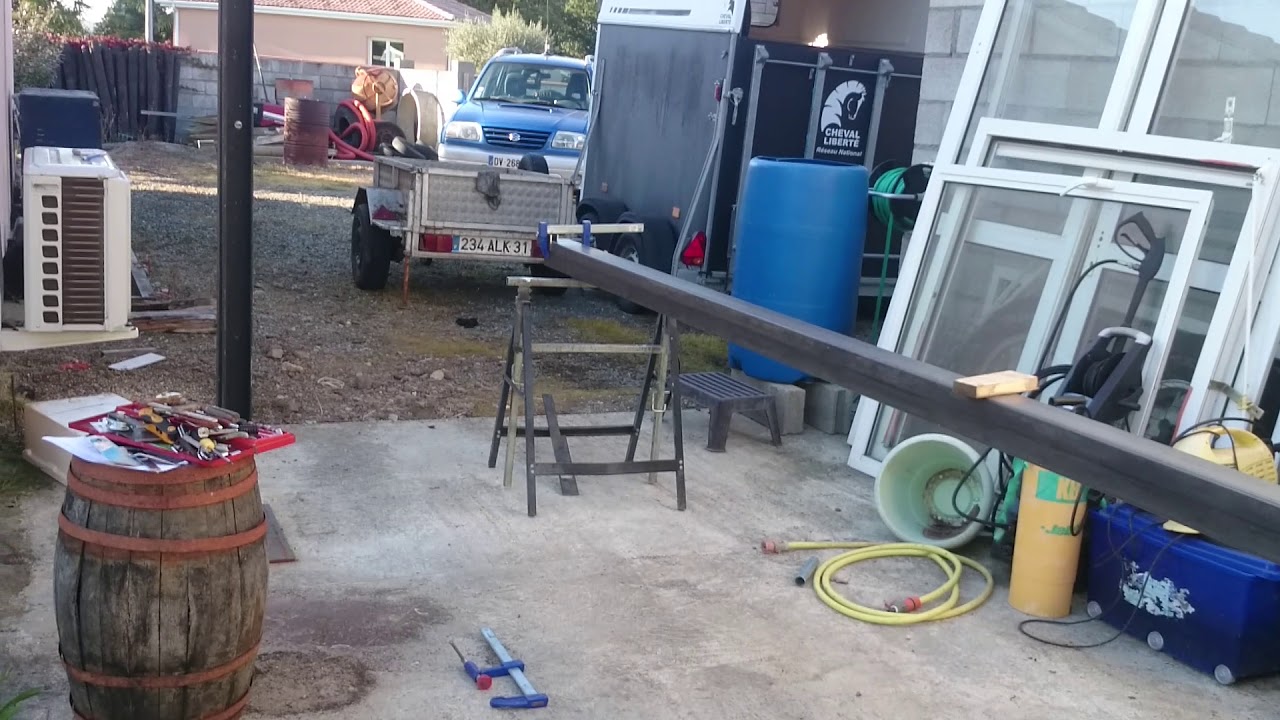 1° partie Mat antenne télescopique et basculant Radio