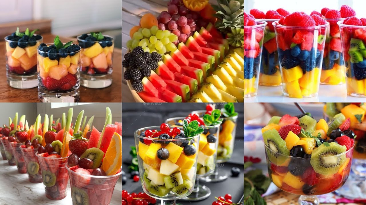 أفكار جديدة لتقديم الفواكه#فواكه_طازجة #فواكه الصيف اللذيذة🫐🥑