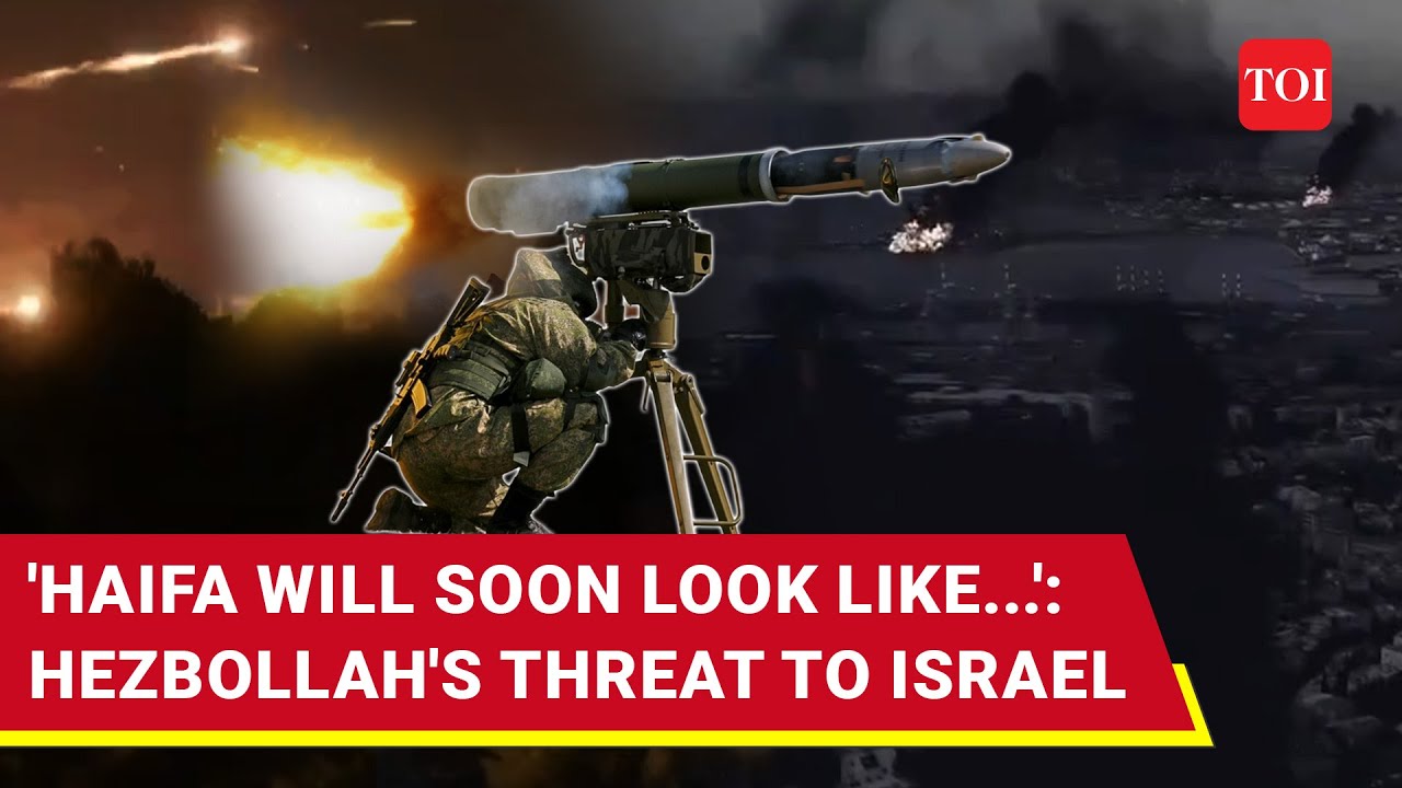 'Haifa Burns' In Chilling Hezbollah Video Warning; 'Blast, Smoke Blanket City' | Watch