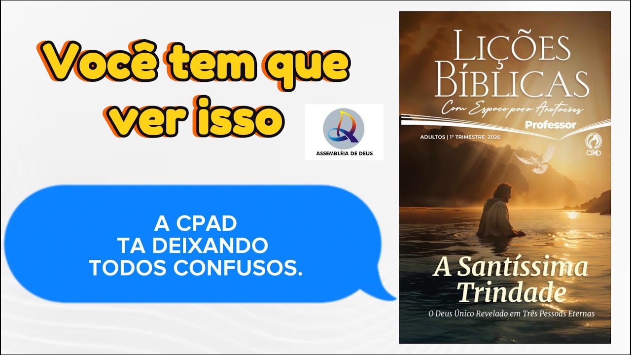 EBD- Urgente 🚨 Veja antes que seja tarde, falha na Matrix da CPAD. 😱#cpad #ebd #trindade 