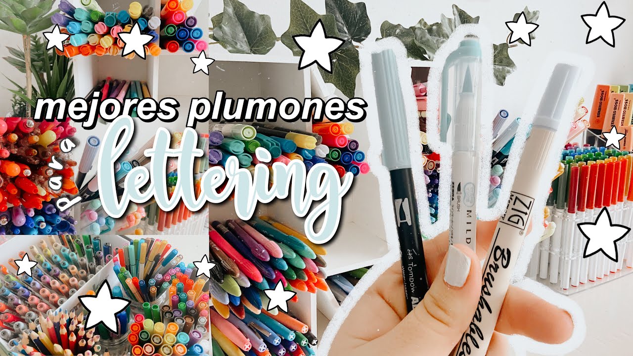 LO MEJORES PLUMONES PARA HACER LETTERING ✨