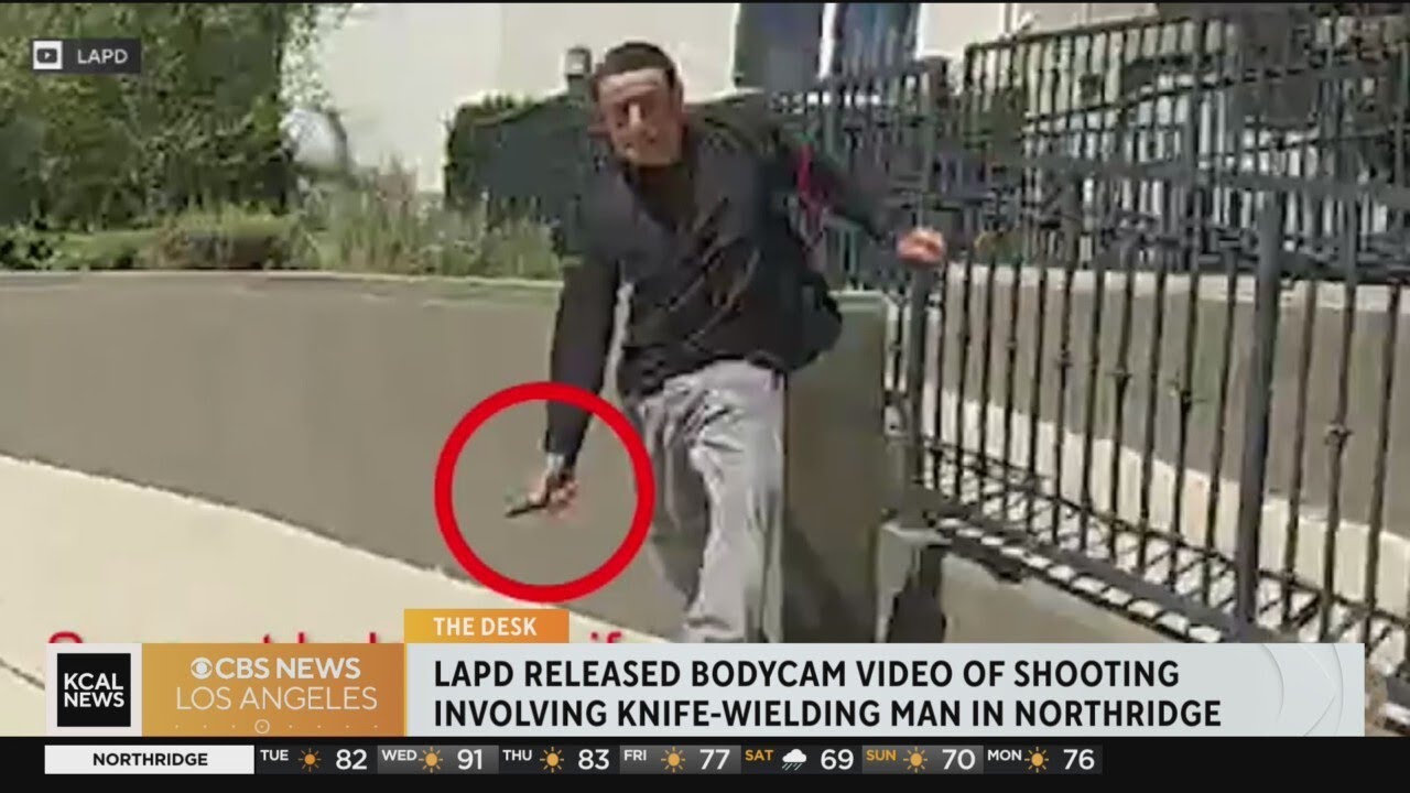 WATCH: New video released of officer-involved shooting in Northridge