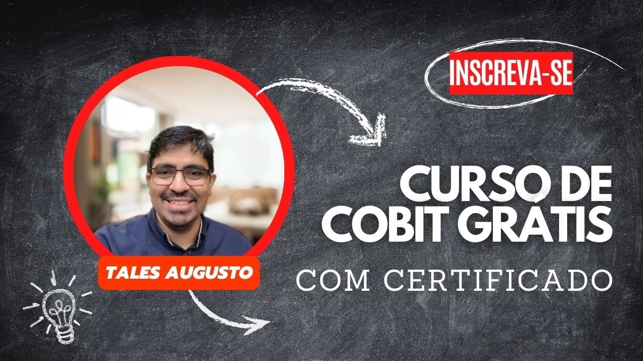 CURSO DE COBIT GRATIS COM CERTIFICADO [TEMPO LIMITADO] #cobit #cursogratis