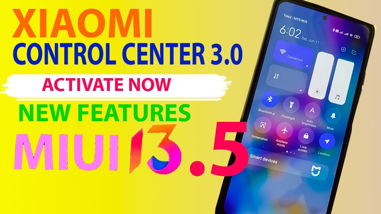 Новый Центр управления MIUI 13.5 3.0 &mdash; теперь можно использовать устройства Xiaomi и Poco в MIUI 12.5 &mdash; MIUI 13