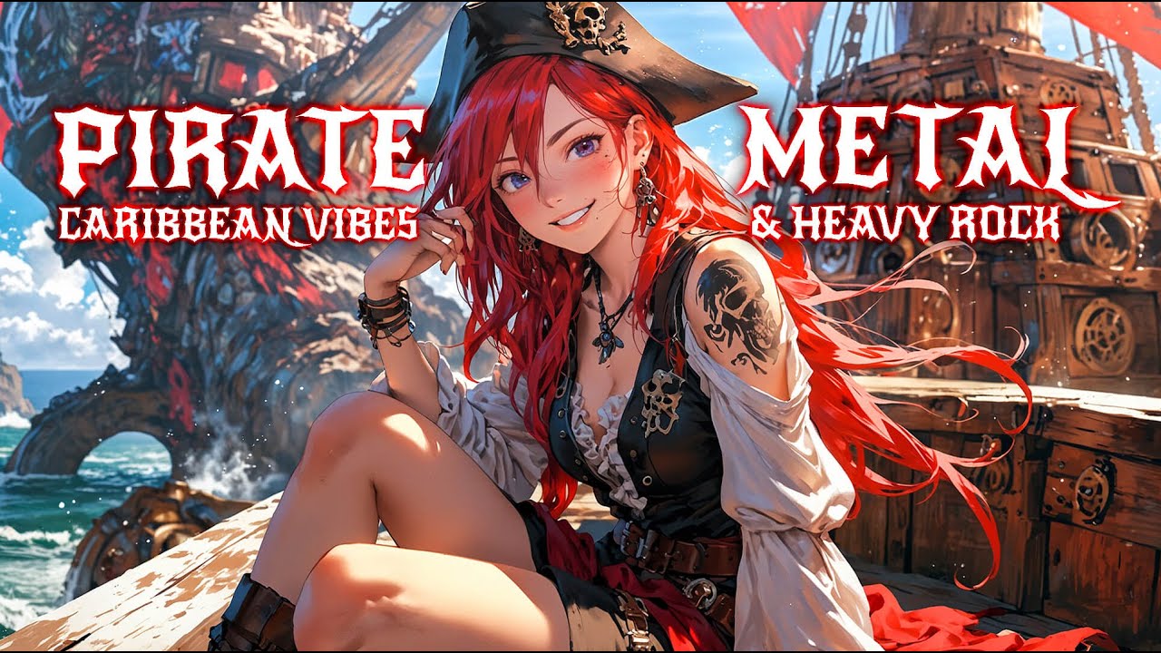 THE PIRATE METAL & ROCK 2Hrs🎸🏴‍☠️🌊 for Work, Gaming, & Workouts 💪🎮
