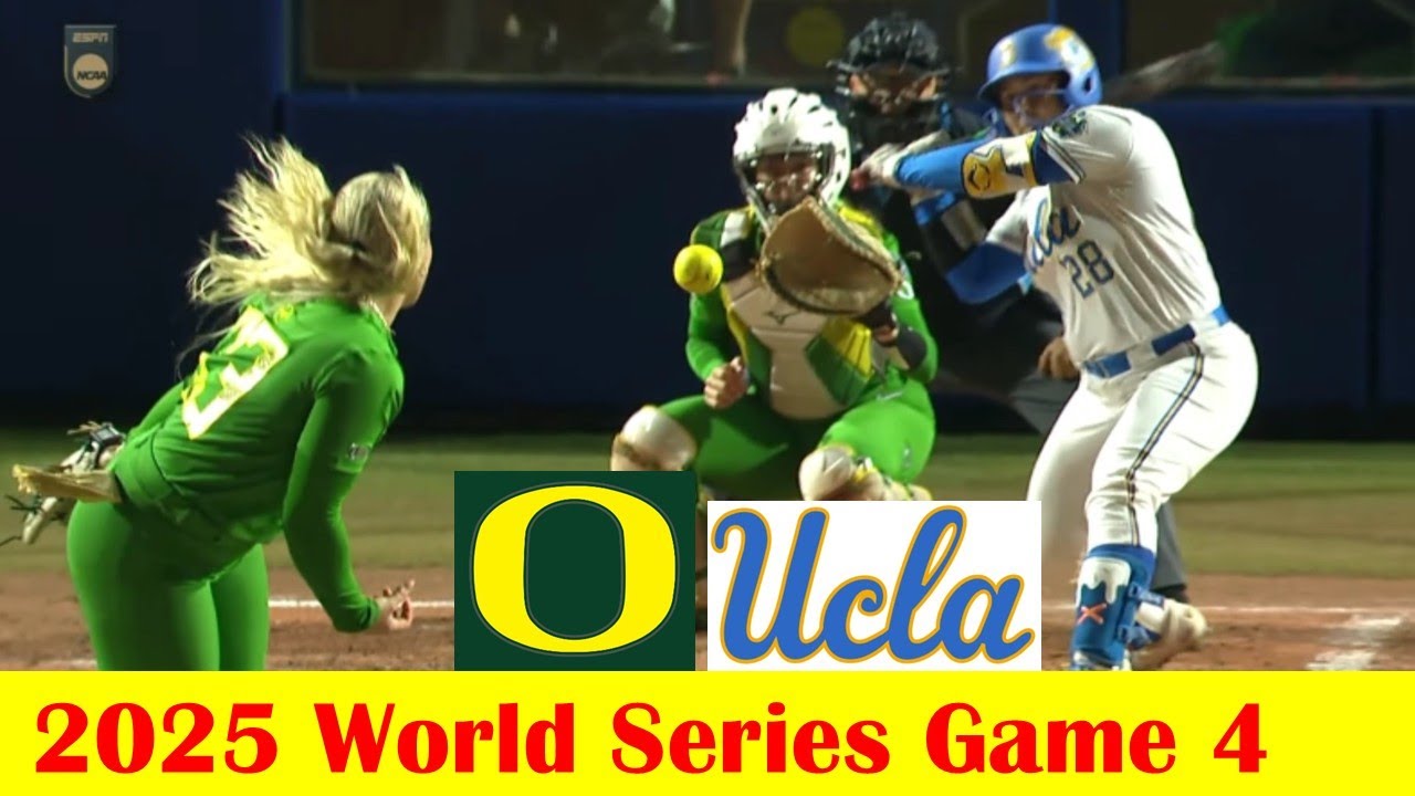 #16 Oregon vs #9 UCLA Softball Highlights, 2025 NCAA World Series Game 4