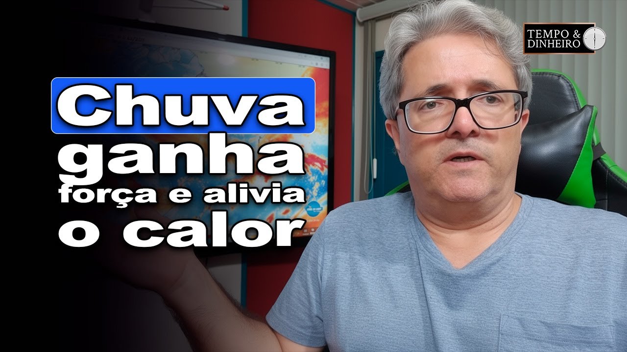 Chuva muda o cenário no Brasil: alívio ganha força até fevereiro, mas calor ainda preocupa