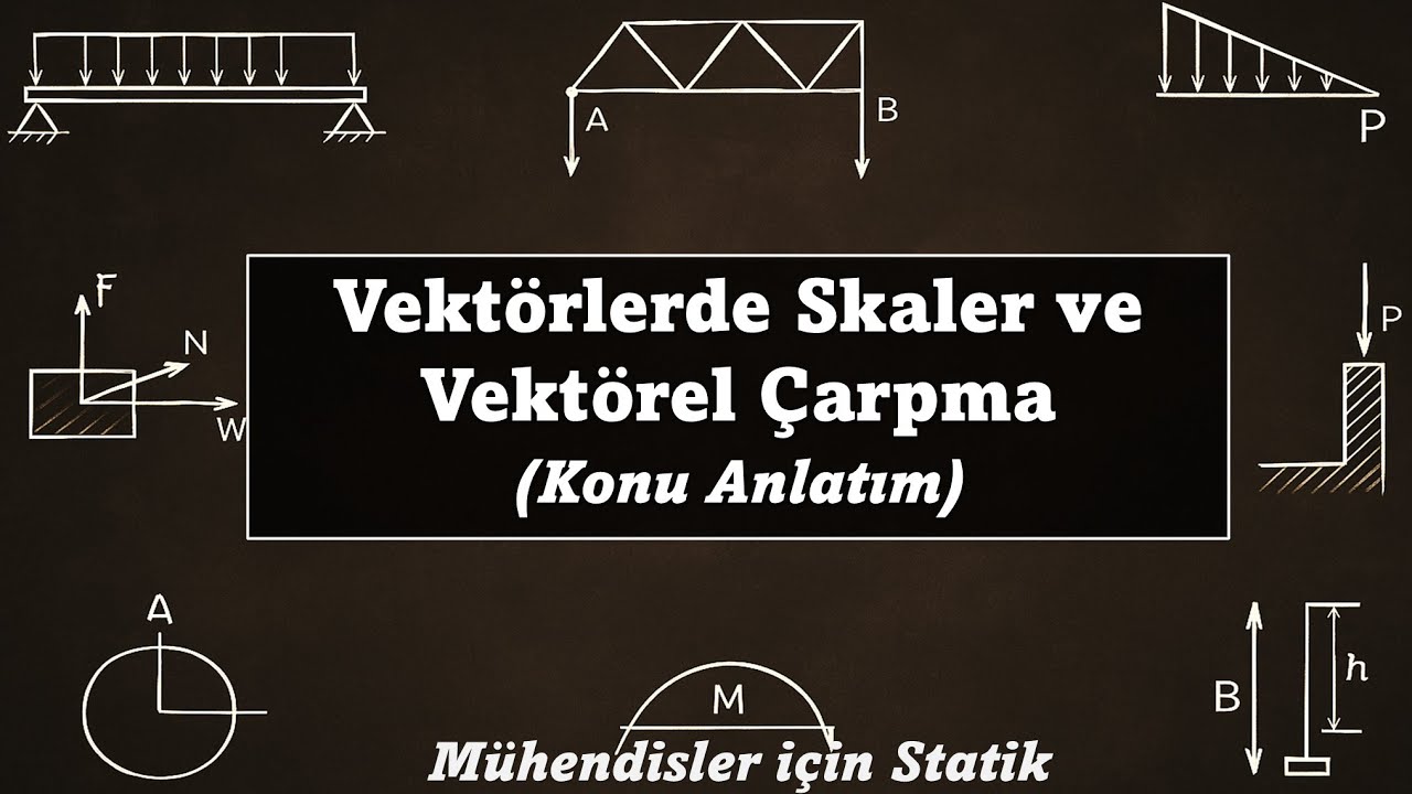 Vektörlerde Skaler ve Vektörel Çarpma Konu Anlatımı