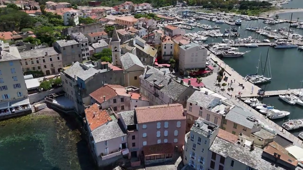La Corse vue du ciel, Saint - Florent.
