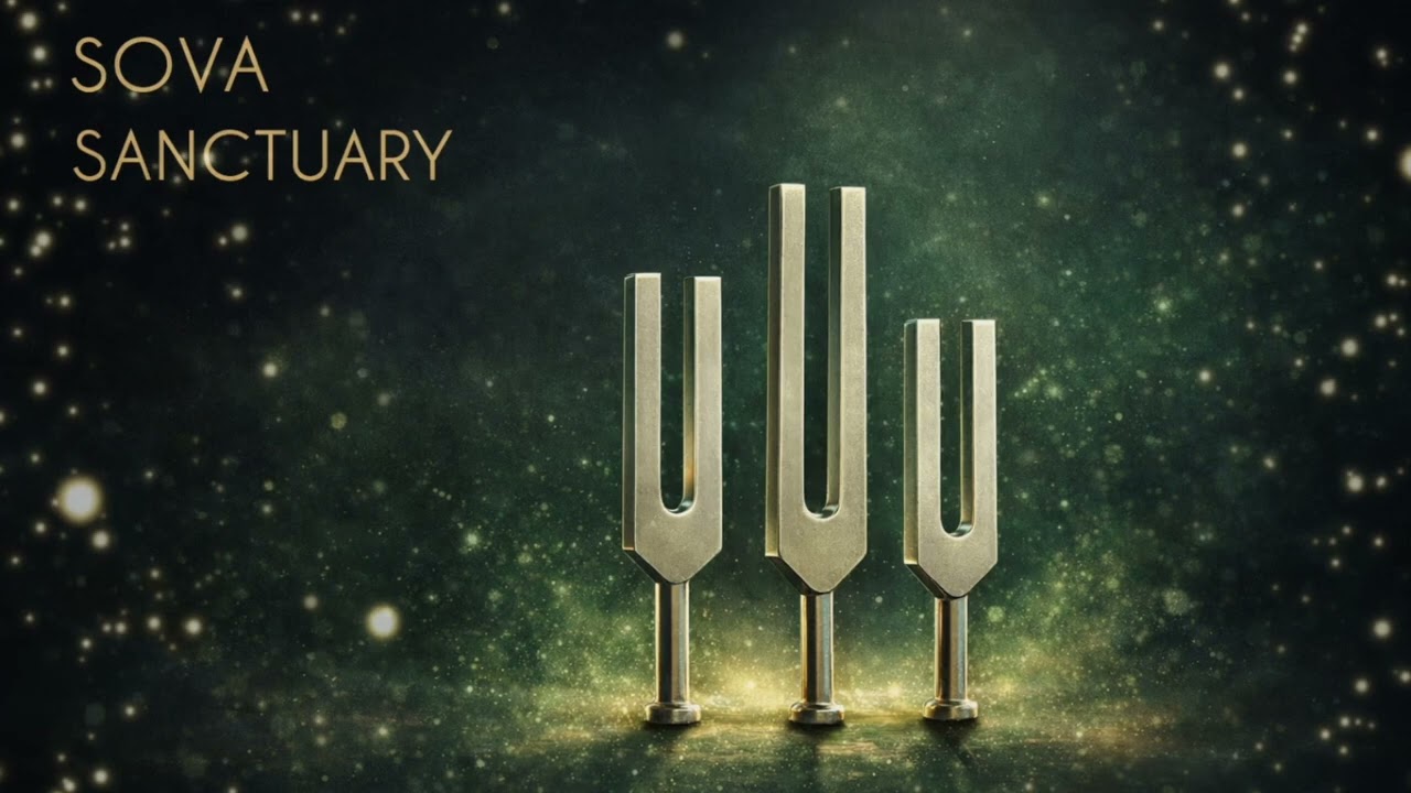 Tuning Fork Sound Bath for Gratitude, Presence & Deep Relaxation | 174 Hz, 256 Hz, 341.3 Hz