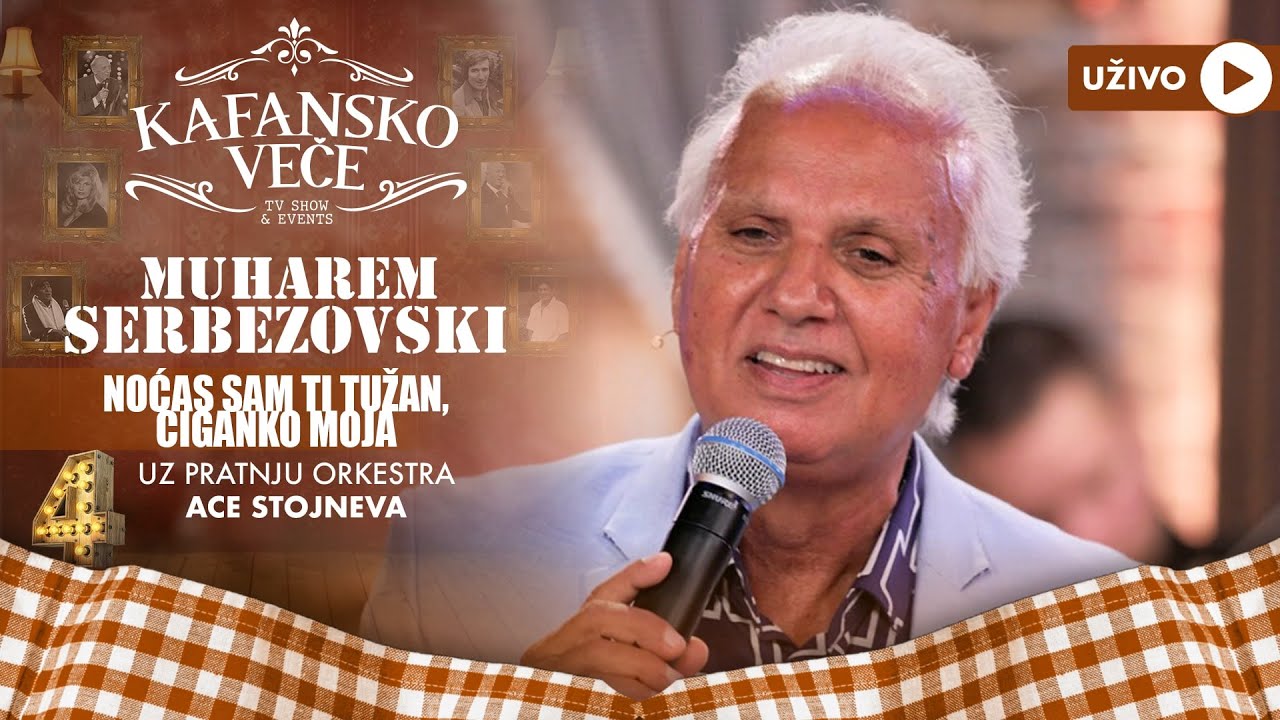 MUHAREM SERBEZOVSKI - NOCAS SAM TUZAN, CIGANKO MOJA | UZIVO |ORK  ACE STOJNEVA| 2023 | KAFANSKO VECE