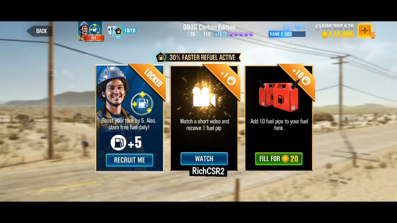 CSR2 | Black Friday Spark | impossible or have I missed something? 