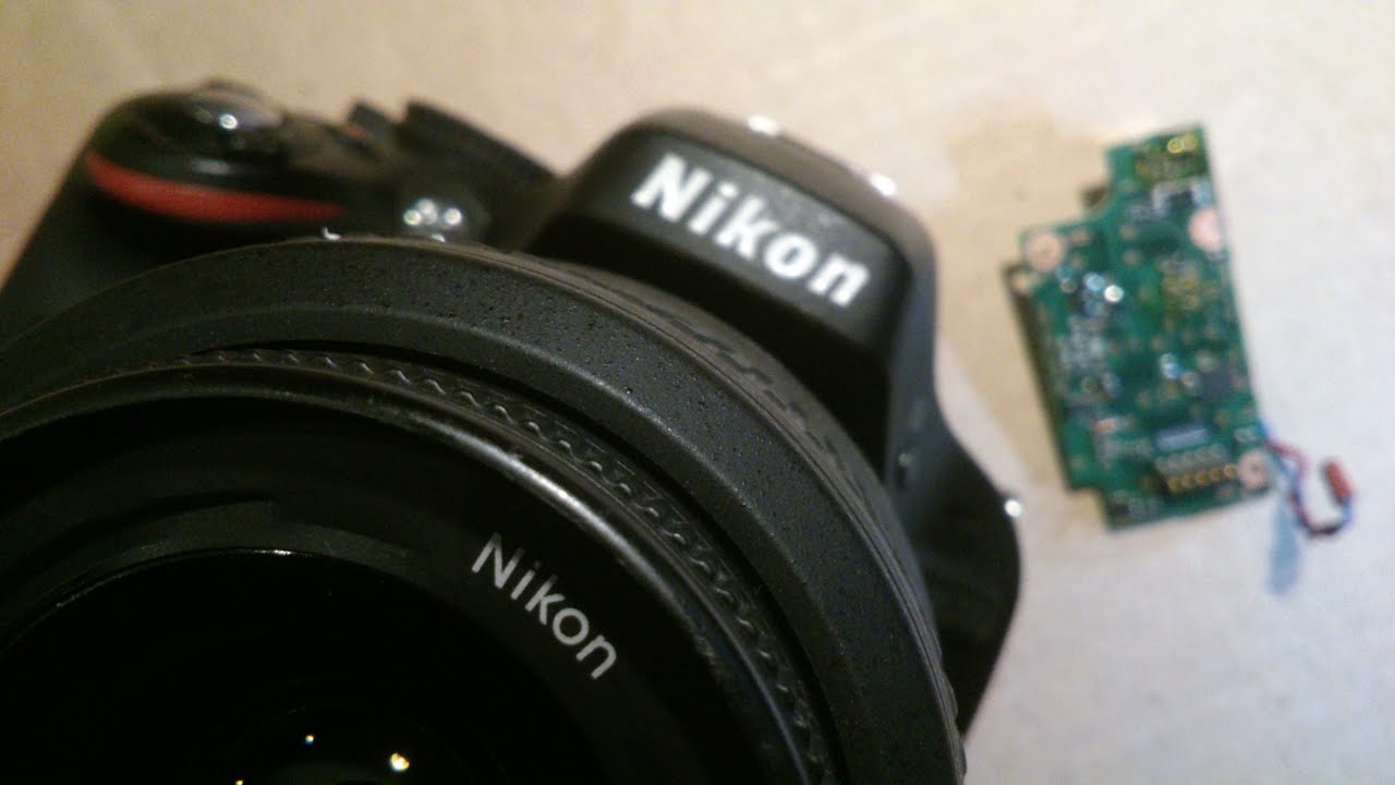 зеркаклка Nikon d5100 \ ремонт встроенной вспышки