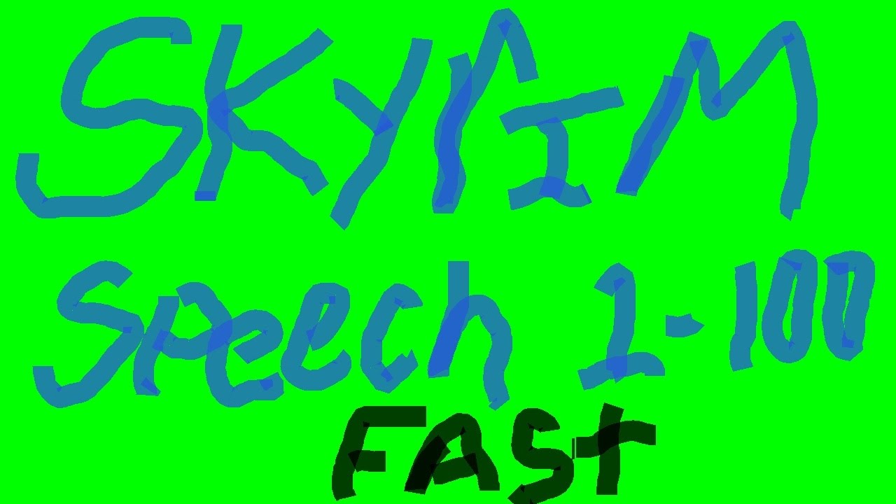 Skyrim Special Edition: Fastest Way to Level Up Speech