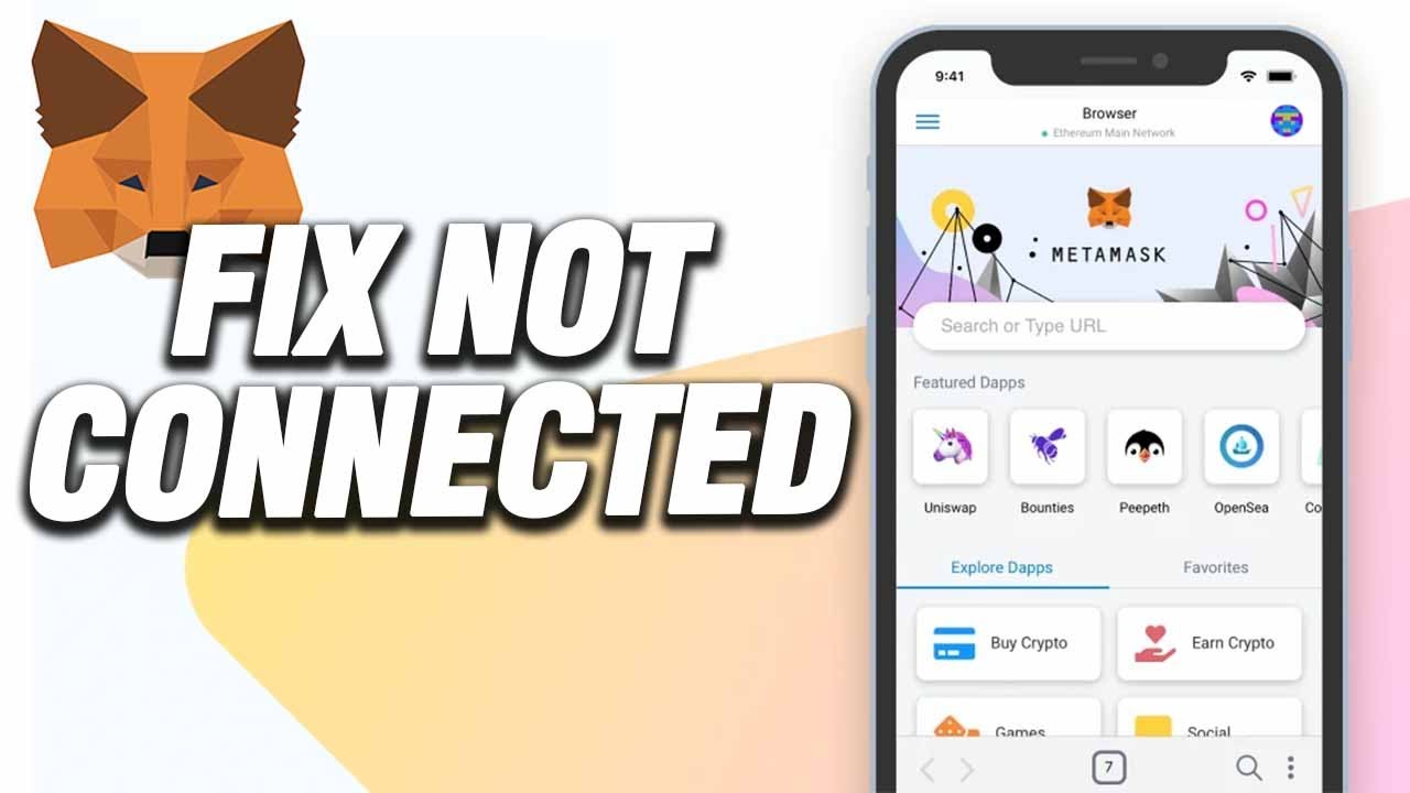 How To MetaMask App Not Connected | Working