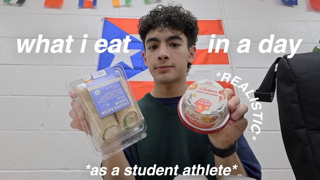 WHAT I EAT IN A DAY AS A STUDENT ATHLETE *realistic*