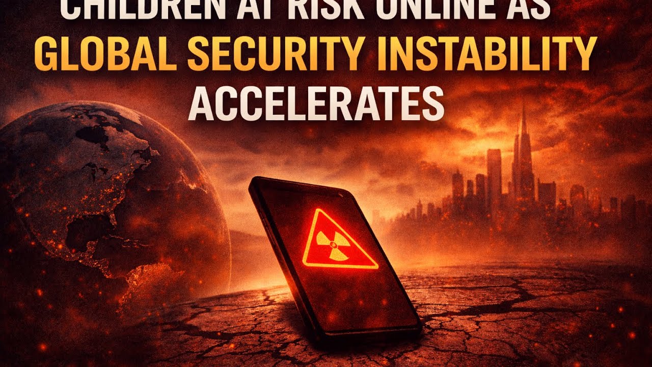 Children at Risk Online as Global Security Instability Accelerates