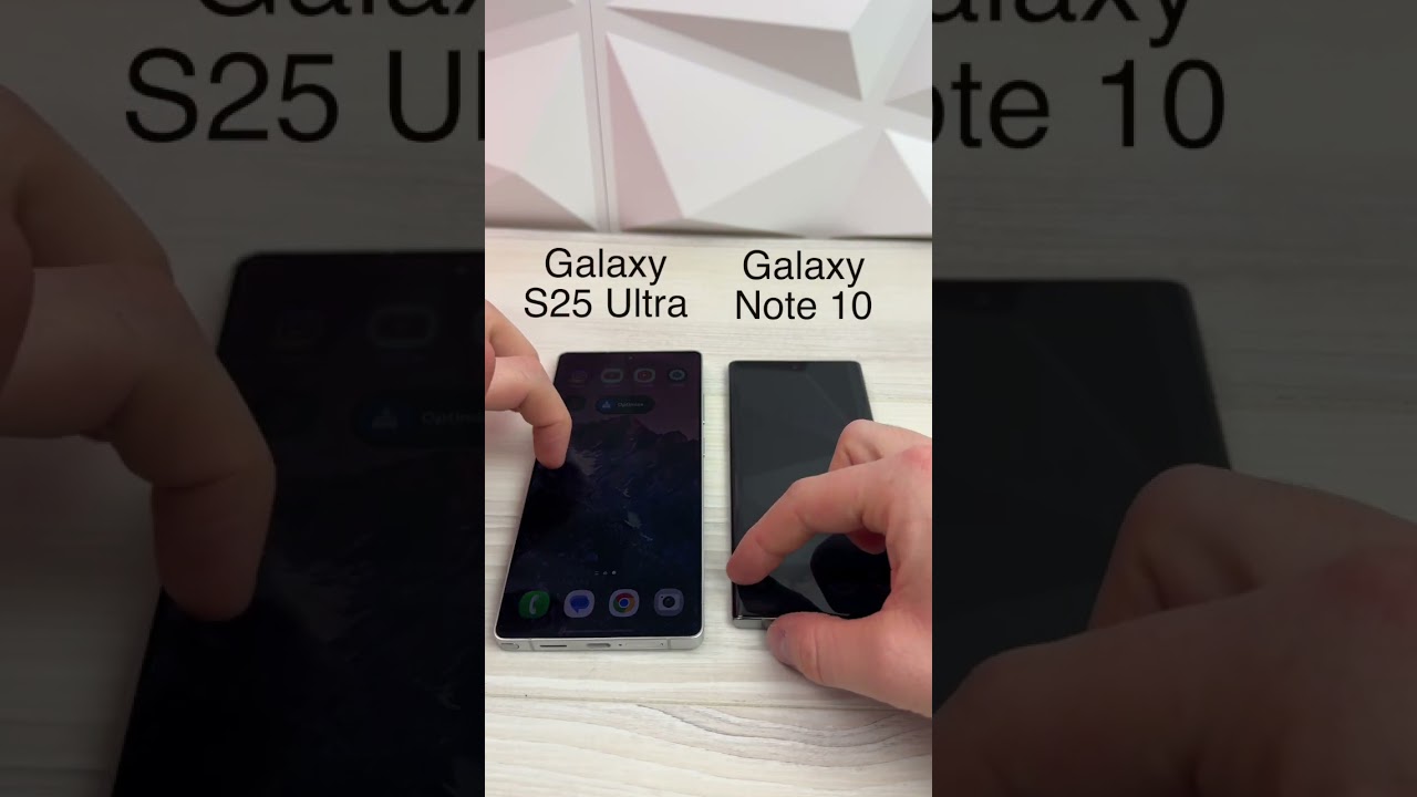 Galaxy S25 Ultra vs Galaxy Note 10 Brightness Test! 🌞 Wait Until the End! 🔥 #Samsung #Tech #Shorts