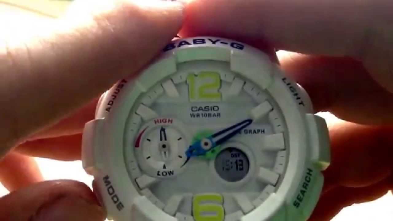 Как настроить Casio Bga 180 7b2?