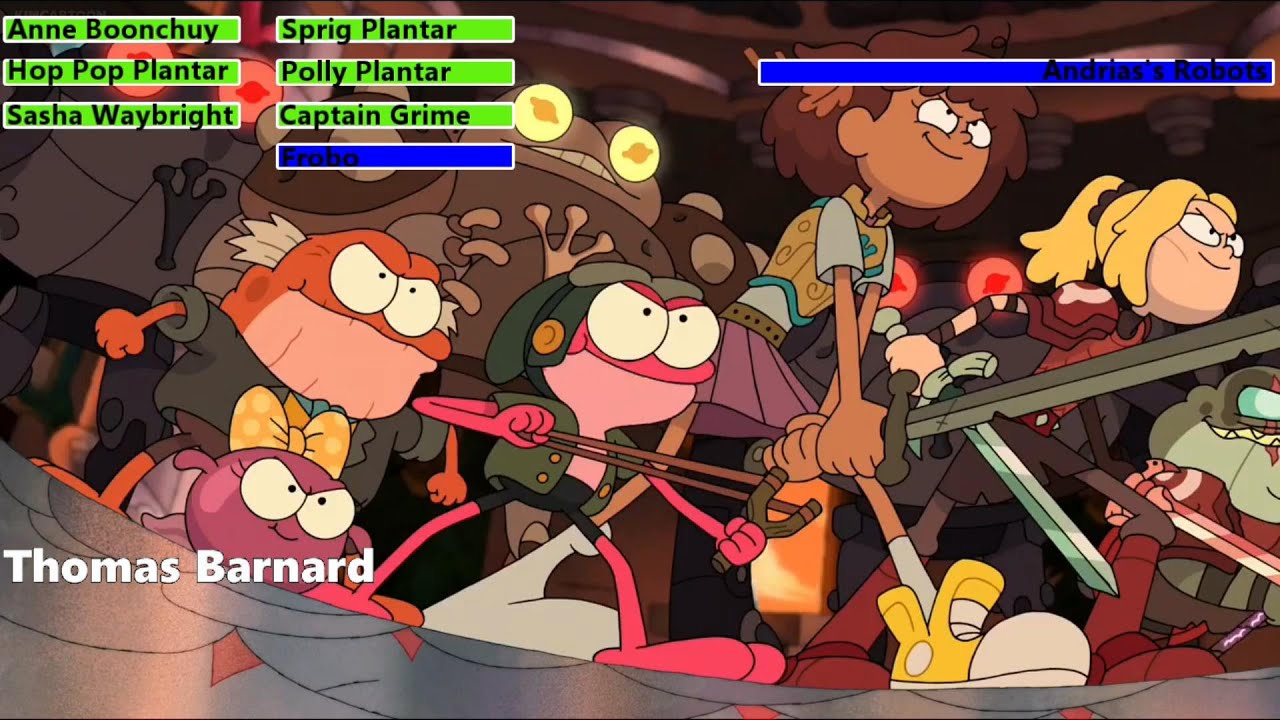 Amphibia Season 2 (2020) Final Battle with healthbars 1/2