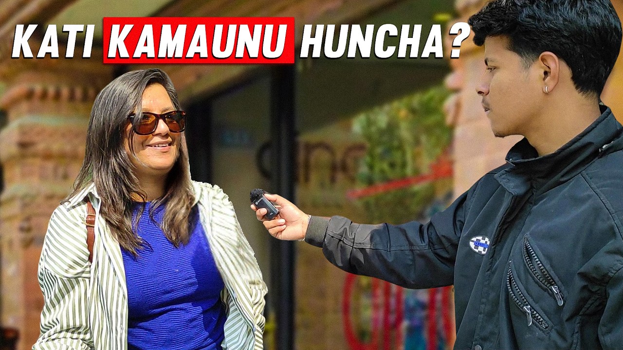 Asking People In Kathmandu About Income and Expenses